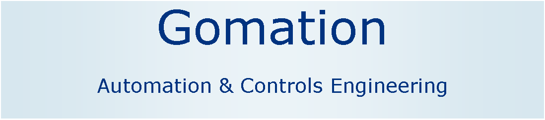 Text Box: GomationAutomation & Controls Engineering
